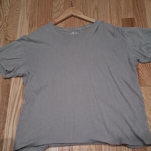 Hollister Women's Taupe Short Sleeve Tee